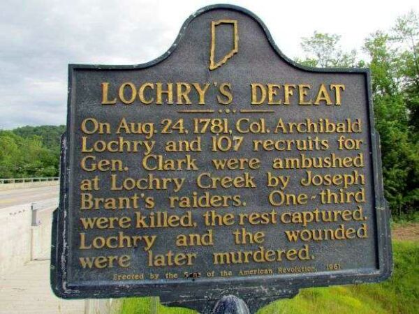 LOCHRY’S DEFEAT WAR MEMORIAL MARKER