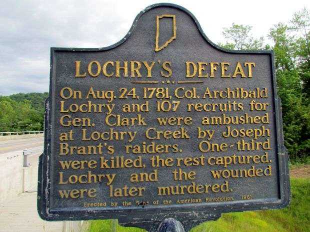 LOCHRY’S DEFEAT WAR MEMORIAL MARKER