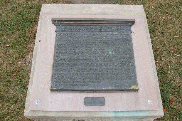 SAVANNA GETTYSBURG ADDRESS PLAQUE