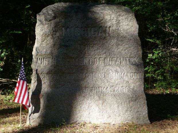 MICHIGAN NINTH REGIMENT OF INFANTRY WAR MEMORIAL