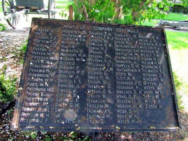 COMPANY A, 1ST MICHIGAN LIGHT ARTILLERY MEMORIAL PLAQUE III