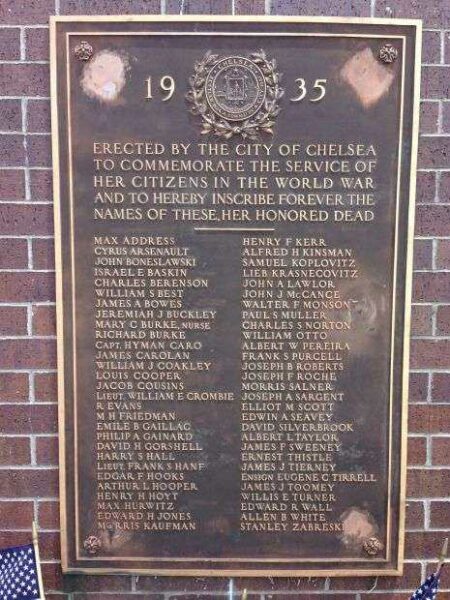 CHELSEA WORLD WAR I MEMORIAL