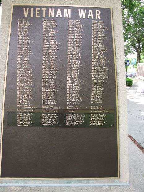 ATTLEBORO VIETNAM WAR MEMORIAL PLAQUE IV