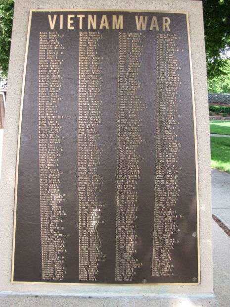 ATTLEBORO VIETNAM WAR MEMORIAL PLAQUE I