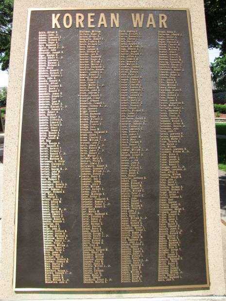 ATTLEBORO KOREAN WAR MEMORIAL PLAQUE I