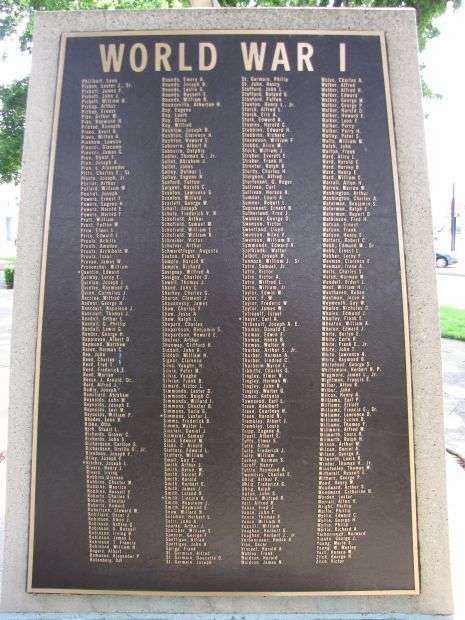 ATTLEBORO WORLD WAR I MEMORIAL PLAQUE IV