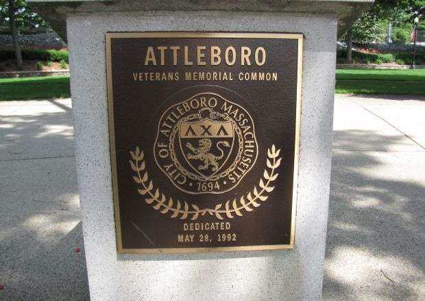 ATTLEBORO VETERANS MEMORIAL COMMON PLAQUE