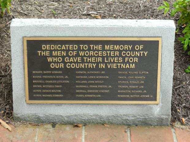 WORCESTER COUNTY VIETNAM WAR MEMORIAL