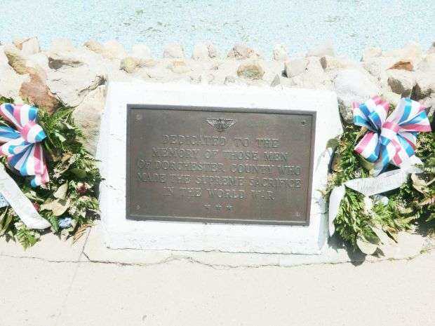 DORCHESTER COUNTY WORLD WAR I MEMORIAL FOUNTAIN PLAQUE