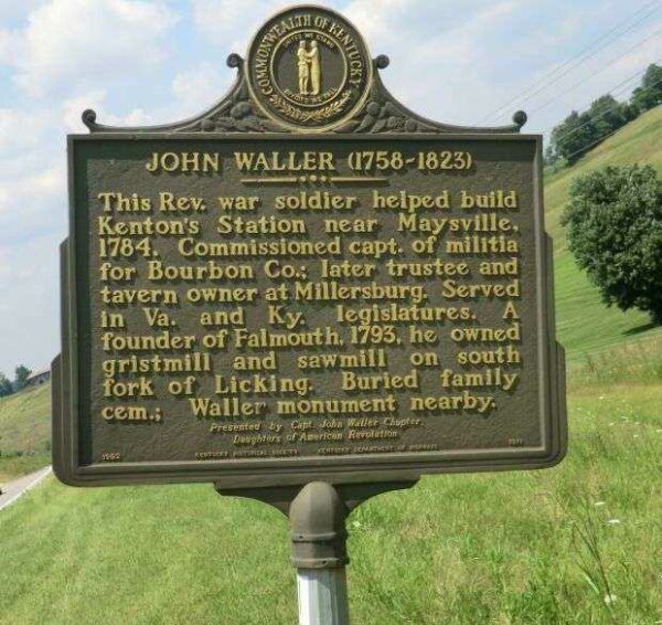 JOHN WALKER REVOLUTIONARY WAR SOLDIER MEMORIAL MARKER