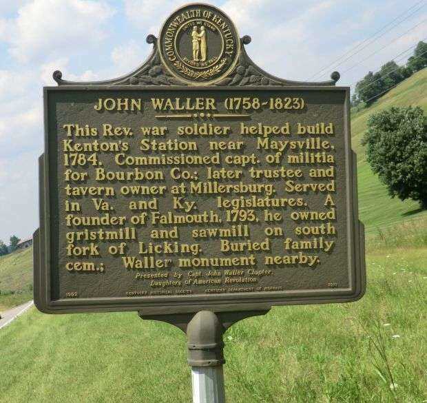 JOHN WALKER REVOLUTIONARY WAR SOLDIER MEMORIAL MARKER
