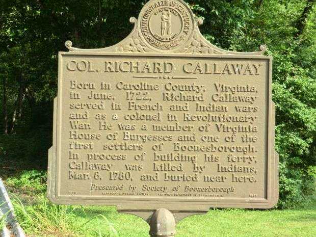 COL. RICHARD CALLAWAY REVOLUTIONARY WAR MEMORIAL MARKER