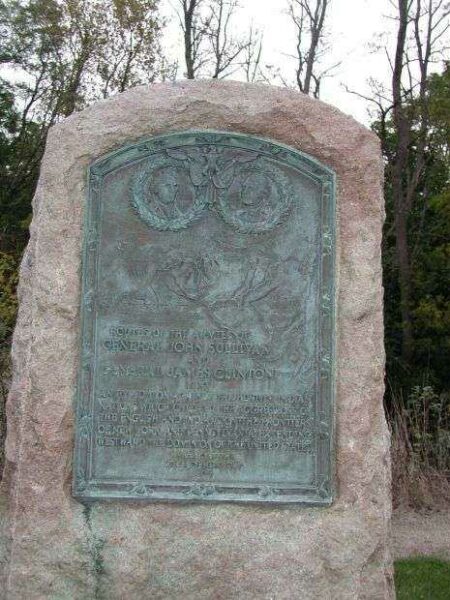 GENEVA ROUTES OF THE ARMIES OF GENERAL JOHN SULLIVAN AND GENERAL JAMES CLINTON MEMORIAL