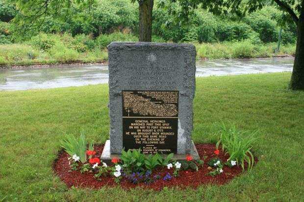 GENERAL HERKIMER MARCHED PAST THIS SPOT MEMORIAL