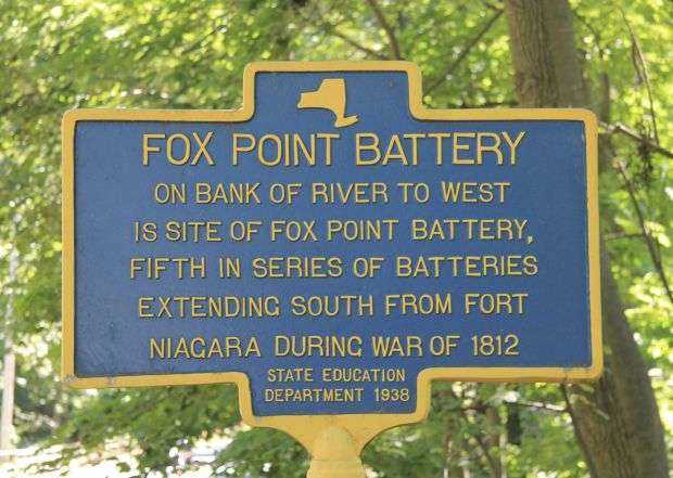FOX POINT BATTERY WAR MEMORIAL MARKER
