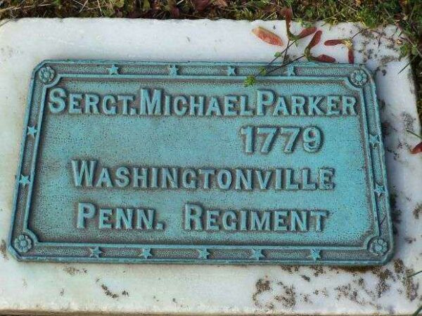 SERGT. MICHAEL PARKER WAR MEMORIAL PLAQUE