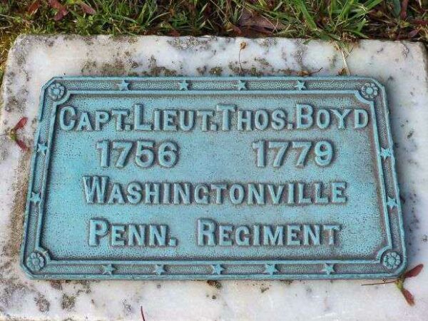 CAPT. LIEUT. THOS. BOYD WAR MEMORIAL PLAQUE