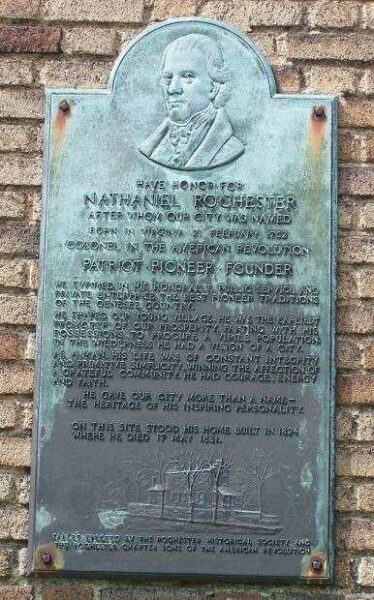 NATHANIEL ROCHESTER REVOLUTIONARY WAR SOLDIER MEMORIAL