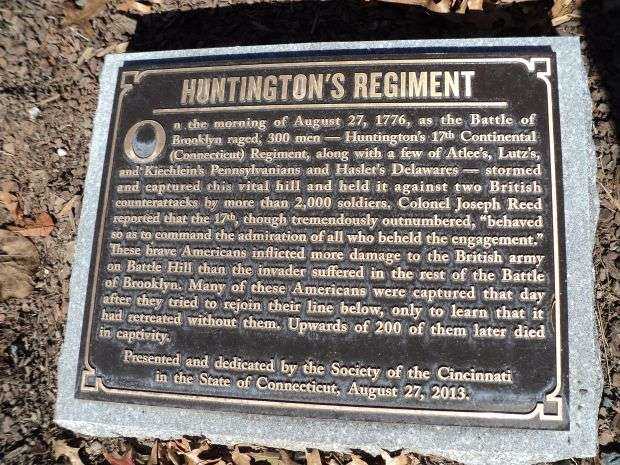 HUNTINGTON’S REGIMENT WAR MEMORIAL