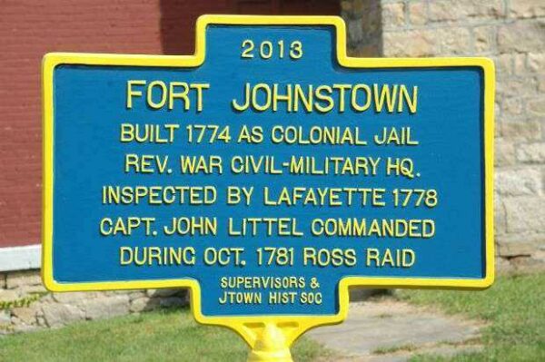 FORT JOHNSTOWN WAR MEMORIAL MARKER II