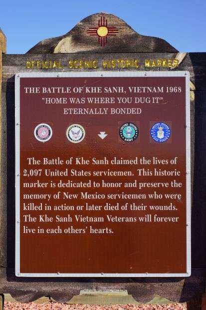 THE BATTLE OF KHE SANH VIETNAM 1968 WAR MEMORIAL MARKER