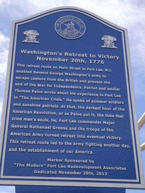 WASHINGTON’S RETREAT TO VICTORY MEMORIAL MARKER II