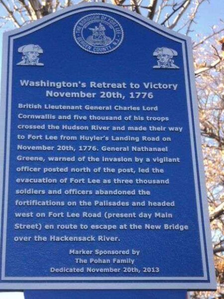 WASHINGTON’S RETREAT TO VICTORY MEMORIAL MARKER III