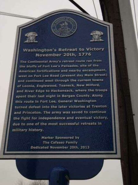WASHINGTON’S RETREAT TO VICTORY MEMORIAL MARKER IV