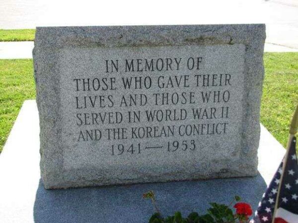 CHARLESTOWN WORLD WAR II AND KOREAN CONFLICT MEMORIAL