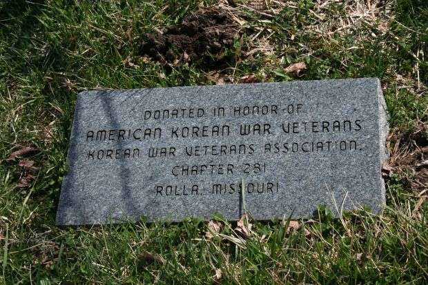 AMERICAN KOREAN WAR VETERANS MEMORIAL TREE PLAQUE