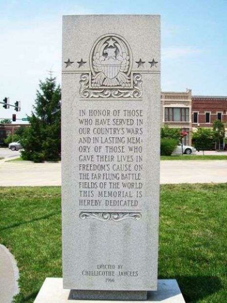 CHILLICOTHE JAYCEES WAR VETERANS MEMORIAL