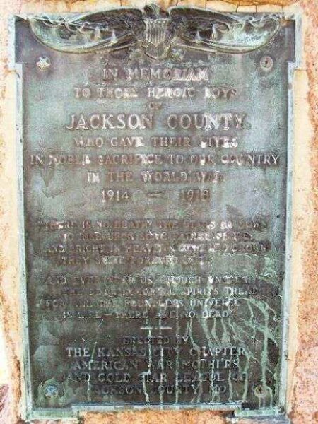 JACKSON COUNTY WORLD WAR MEMORIAL