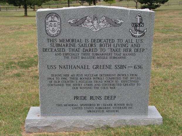 USS NATHANAEL GREENE SUBMARINE MEMORIAL