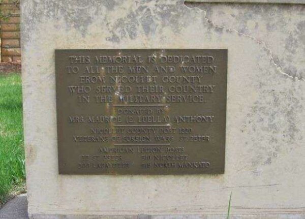 NICOLLET COUNTY VETERANS MEMORIAL