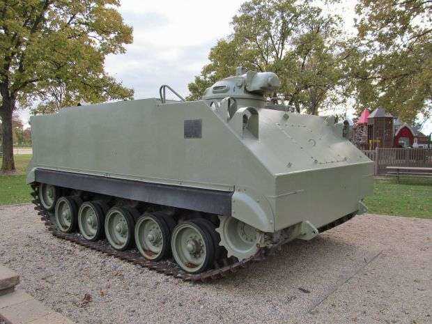 LEGION MEMORIAL PARK M59 PERSONNEL CARRIER