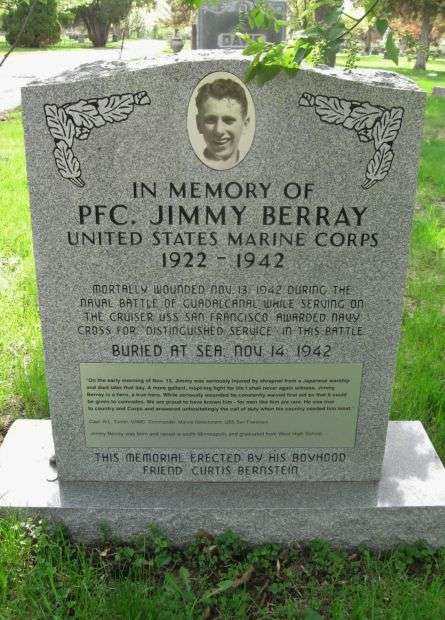 PFC. JIMMY BERRAY WAR MEMORIAL