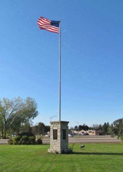 CHAMPLIN WORLD WAR II MEMORIAL FLAGPOLE