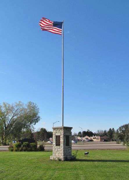 CHAMPLIN WORLD WAR II MEMORIAL FLAGPOLE