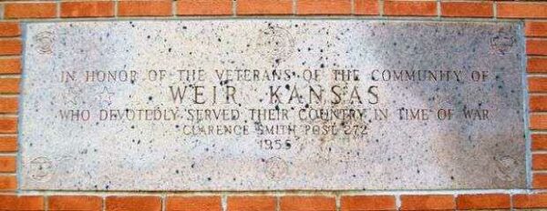 AMERICAN LEGION POST 272 MEMORIAL TABLET