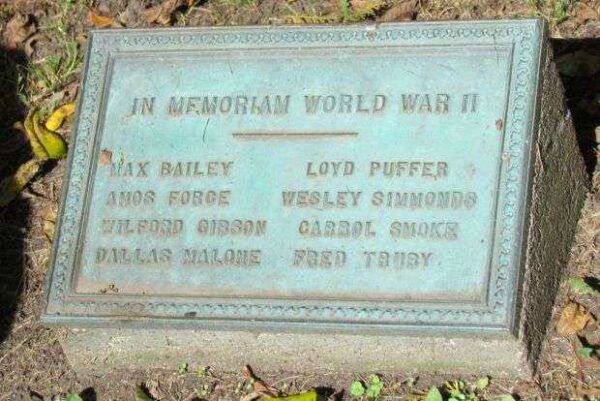 CITY OF CLIMAX WORLD WAR II MEMORIAL