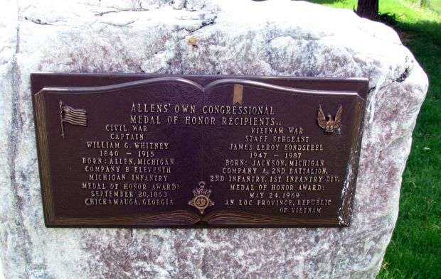 ALLEN’S OWN CONGRESSIONAL MEDAL OF HONOR RECIPIENTS MEMORIAL