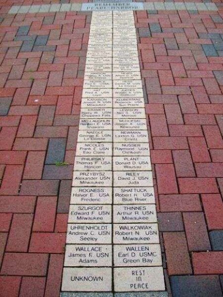 REMEMBER PEARL HARBOR MEMORIAL PAVERS