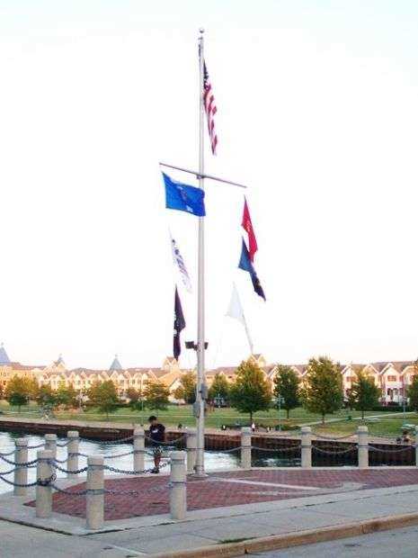 REMEMBER PEARL HARBOR MEMORIAL FLAGPOLE