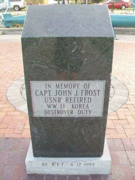 NAVY MEMORIAL PARK MEMORIAL BACK