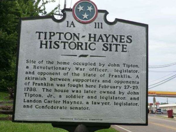 TIPTON-HAYNES HISTORIC SITE MEMORIAL MARKER