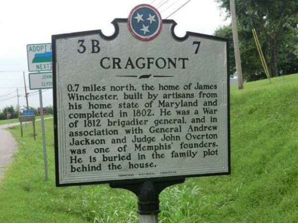 CRAGFONT MEMORIAL MARKER