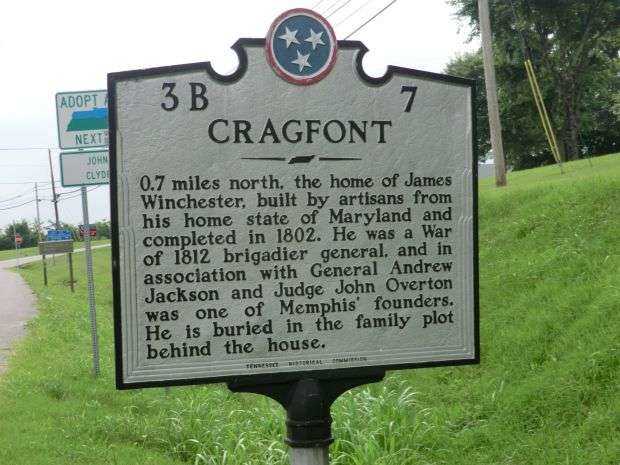 CRAGFONT MEMORIAL MARKER