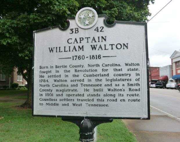 CAPTAIN WILLIAM WALTON REVOLUTIONARY WAR SOLDIER MEMORIAL MARKER
