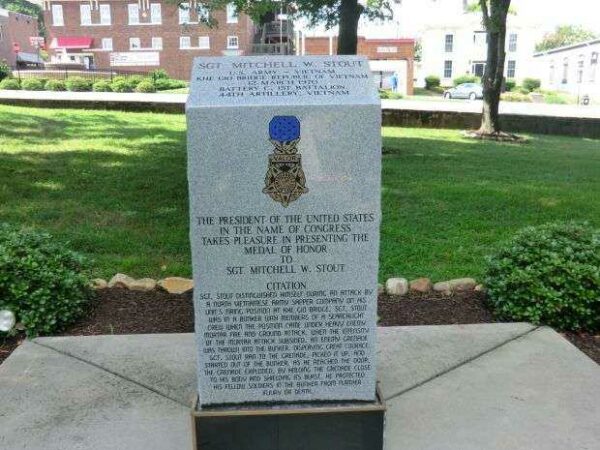 SGT. MITCHELL W. STOUT MEDAL OF HONOR MEMORIAL