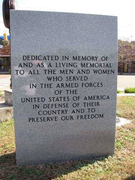 RED BANK VETERAN’S MEMORIAL BACK